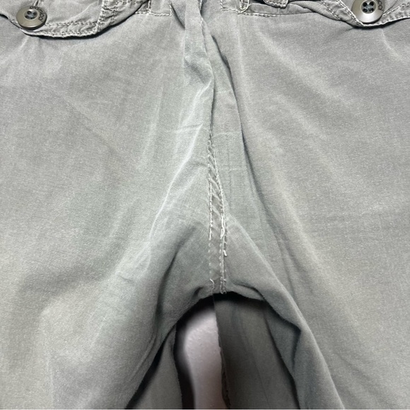 VTG Gramicci Women Pants 8 Green Capri‎ Gorpcore Pull On Cotton Utility Outdoor - Picture 6 of 12